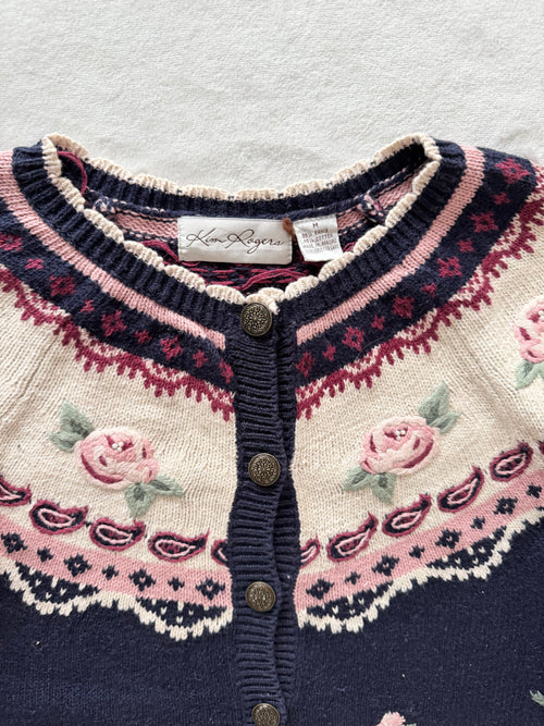 Vintage Kim Rogera Cardigan Size M