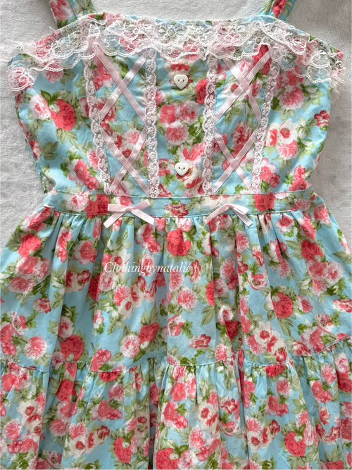 Coquette Floral Babydoll Dress Size S