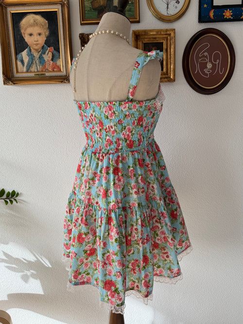 Coquette Floral Babydoll Dress Size S