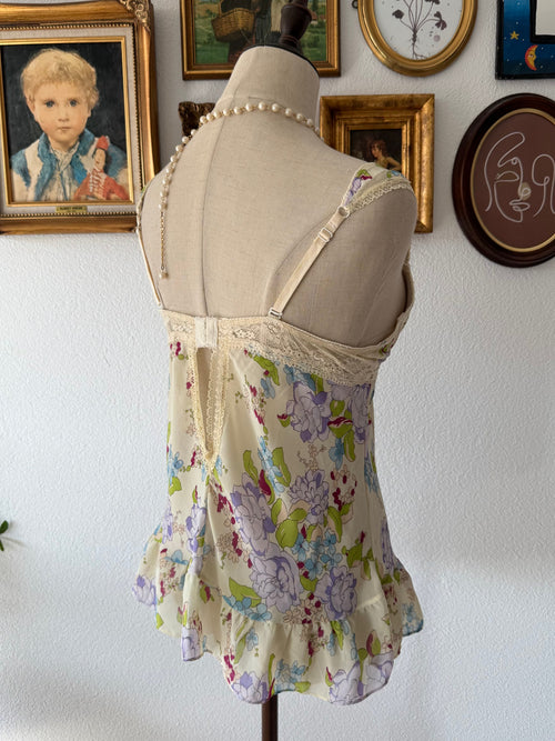 Yellow Bustier Chiffon Cami Size 80A