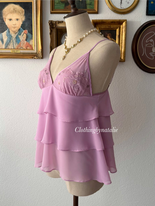 Victoria’s Secret Lila Chiffon Cami Size S
