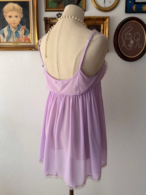 Victoria’s Secret Purple Chiffon Babydoll Size M
