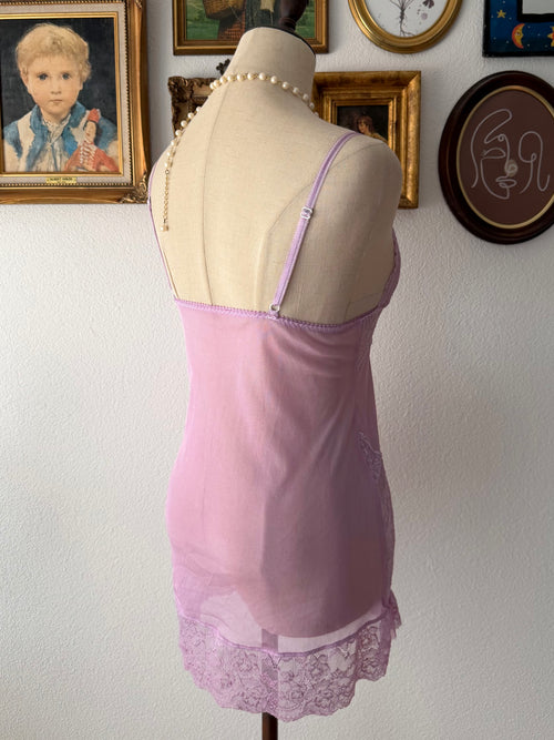 Lila Sheer Mesh Slip Dress Size XS