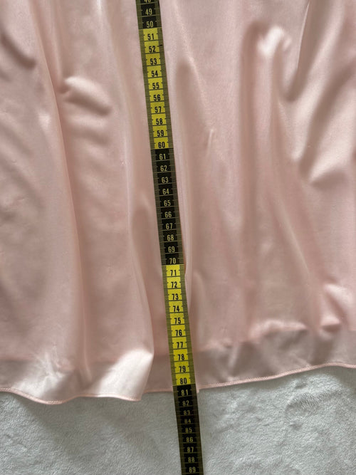 Blush Orange Nylon Slip Size M