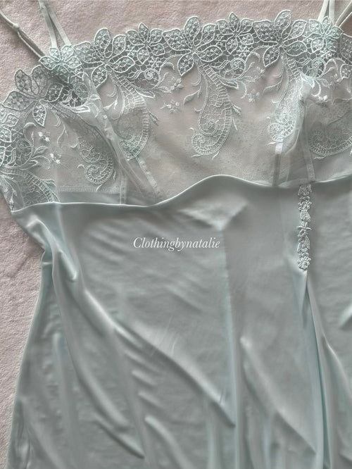 Baby Blue Nylon Cami Size M