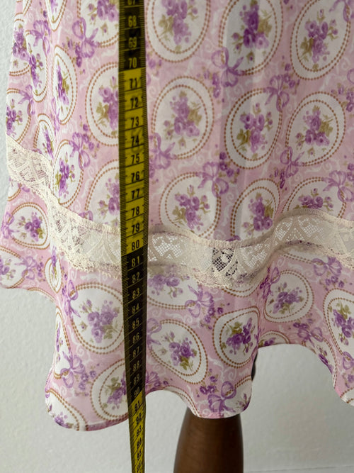 Fairy Lila Sheer Chiffon Slip Dress Size S