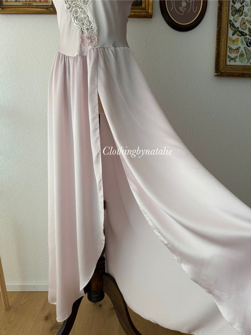 Donna Richard Purple Maxi Satin Gown Size M
