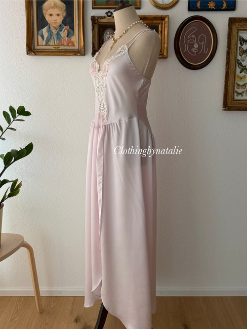 Donna Richard Purple Maxi Satin Gown Size M