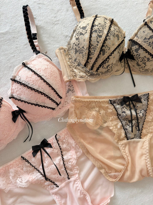 Coffee Sea Shell Lingerie Set Size 75B