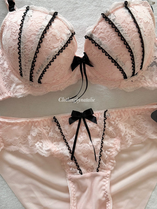 Pink Sea Shell Lingerie Set Size 75A