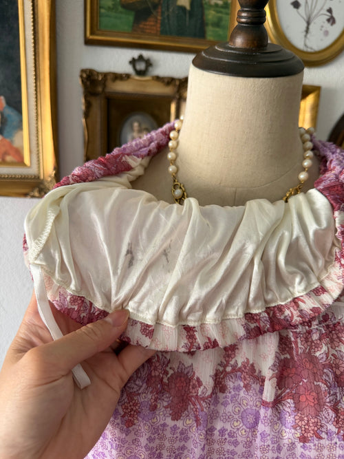 Purple Chiffon Beach Dress size M
