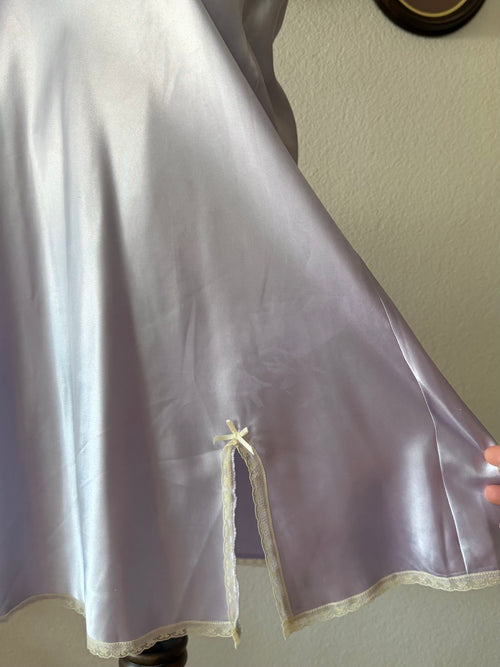 Purple Satin Mini Dress size L