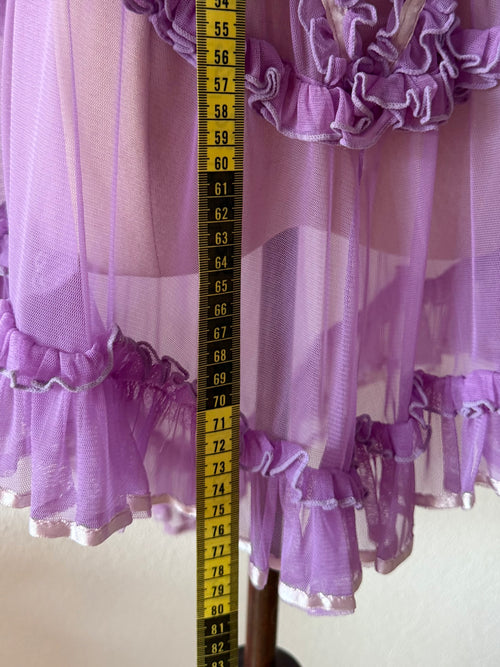 Purple Mesh Ballerina Size M