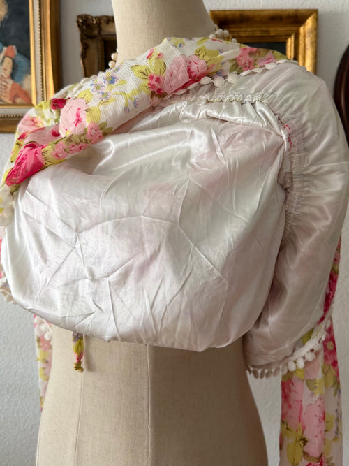 Y2K Pink Floral Babydoll size M