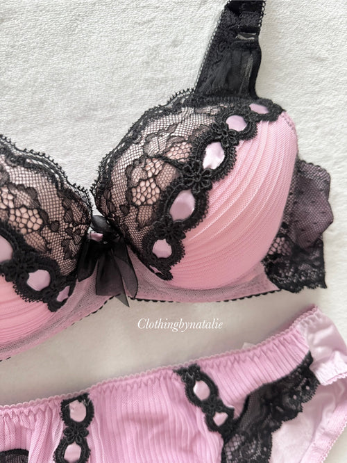 Purpla Black Lingerie Set Size 70C