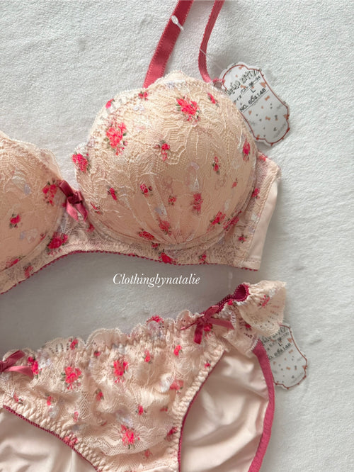Sanrio Orange Lingerie Set Size 80B/C