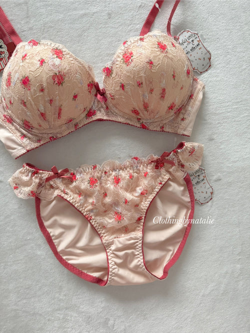 Sanrio Orange Lingerie Set Size 80B/C