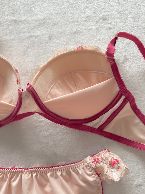 Sanrio Orange Lingerie Set Size 80B/C