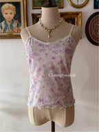 Lila Mesh Cami Size S