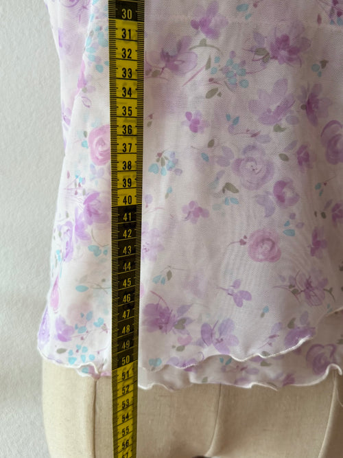Lila Mesh Cami Size S