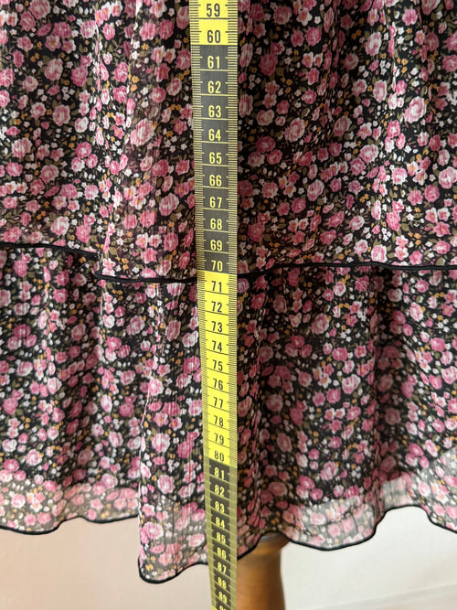 Floral Tutu Chiffon Babydoll Dress size S