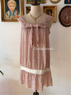 Floral Jersey Sheer Babydoll Size S/M