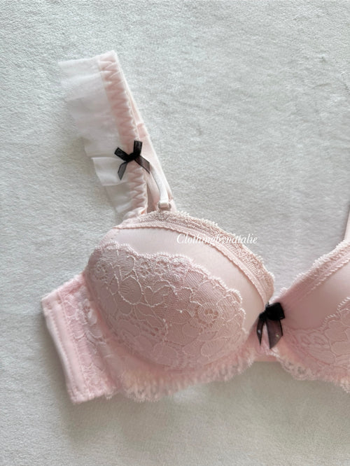 Fairy Wings Pink Lace Bra Size 70B