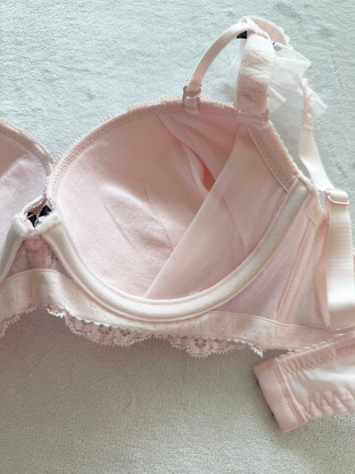 Fairy Wings Pink Lace Bra Size 70B