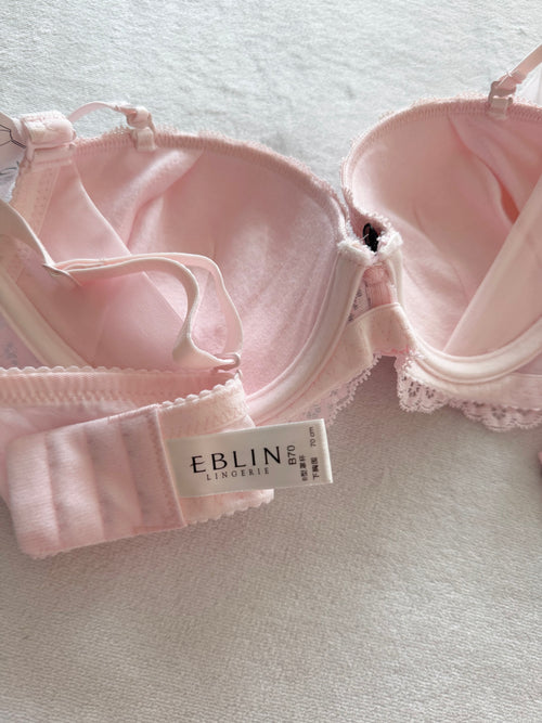Fairy Wings Pink Lace Bra Size 70B