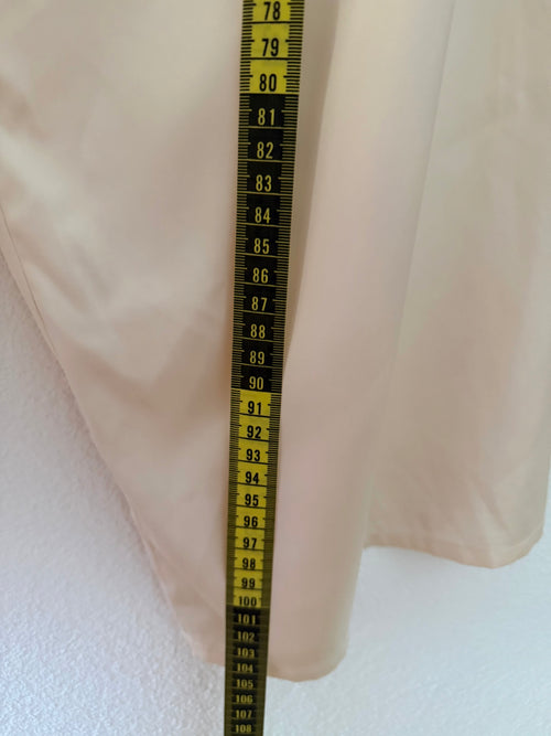 Cream Satin Pyjama Set Size M