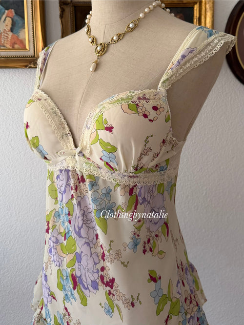 Yellow Bustier Chiffon Cami size 80B