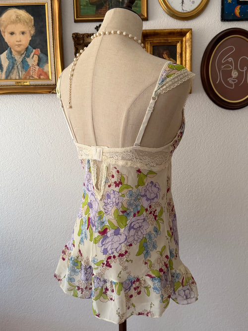 Yellow Bustier Chiffon Cami size 80B