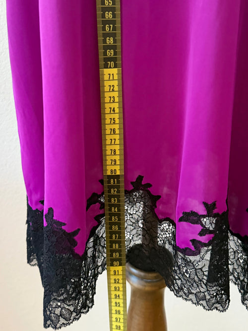 Black Purple Jersey Slip Size L