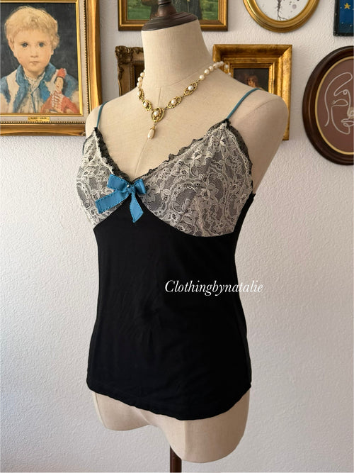 Black Jersey Cami Size S
