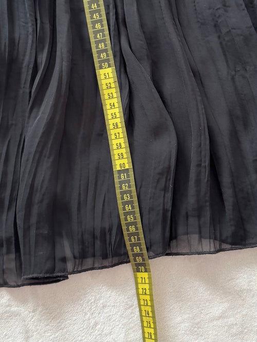 Victoria’s Secret Black Pleated Chiffon Babydoll size M