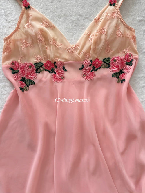 Fairy Pink Chiffon Babydoll Size M