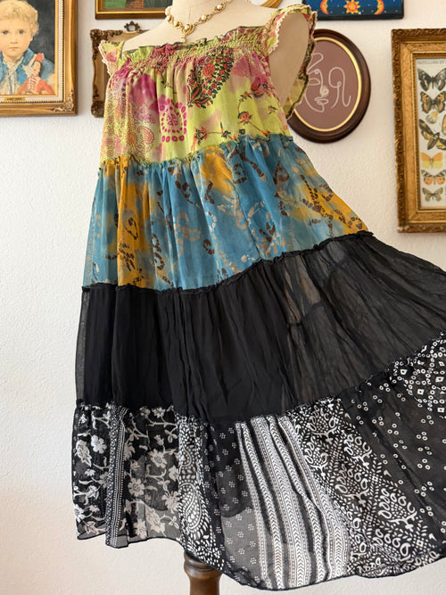 Boho Chiffon Dress Size M