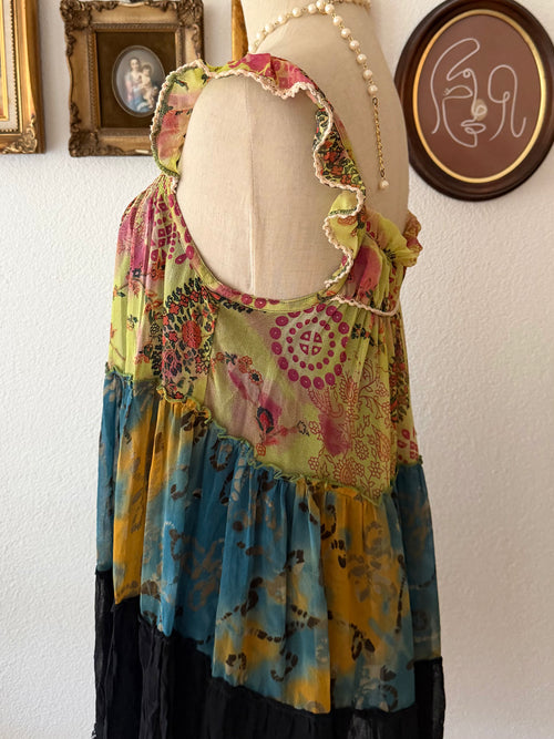 Boho Chiffon Dress Size M