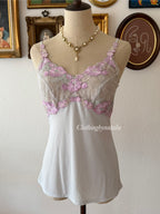 Lila Nylon Lace Cami size S