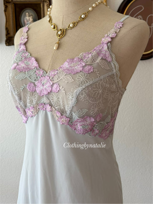 Lila Nylon Lace Cami size S