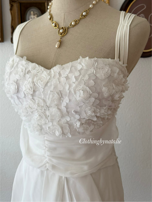 Rose White Body Dress size S