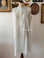 Vintage Blue Cotton Nightgown size S