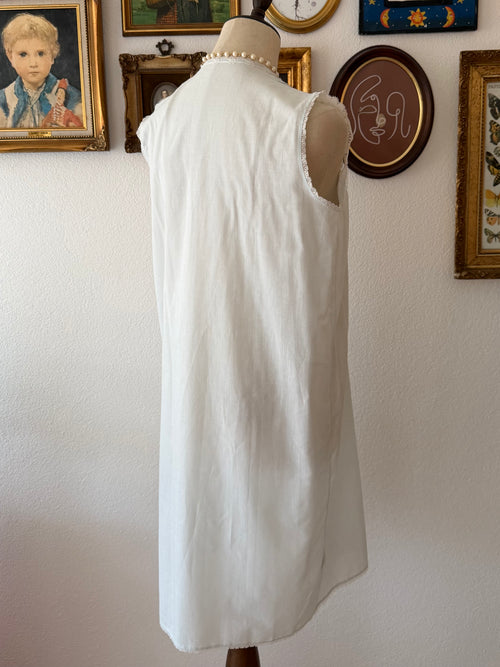 Vintage Blue Cotton Nightgown size S