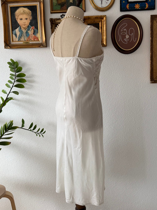 Vintage Satin Lace Nightgown Size S