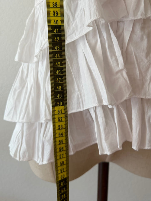 White Cotton Blouse Size S
