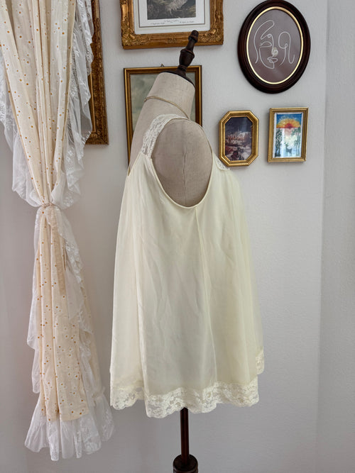 Shadow Line Mini Yellow Chiffon babydoll size S/M