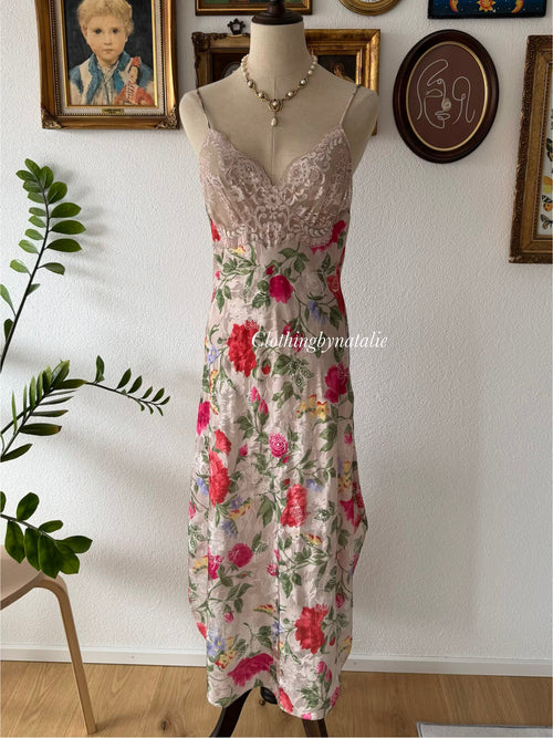 Lucie Ann II Floral Brocade Slip Size M