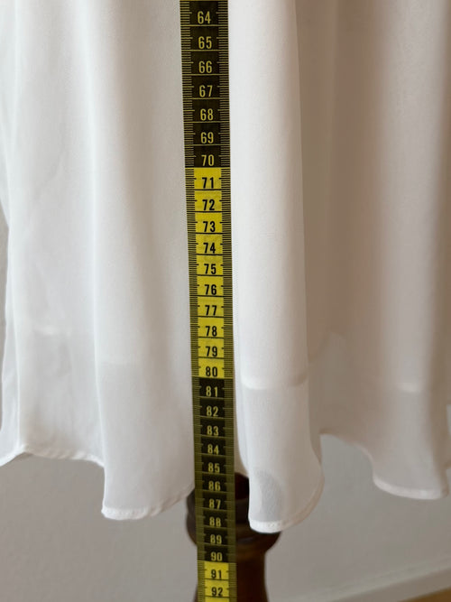 Linea Donatella White Chiffon Babydoll size M