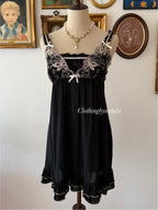 Black Jersey Babydoll size M