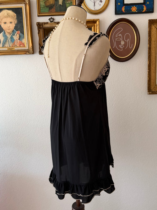 Black Jersey Babydoll size M